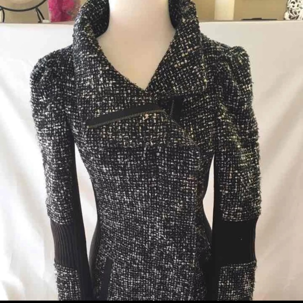 Yaya tweed coat